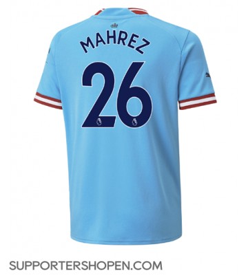 Manchester City Riyad Mahrez #26 Hemma Matchtröja 2022-23 Kortärmad